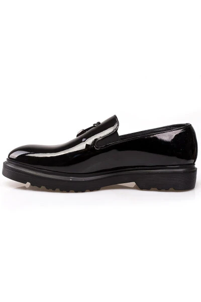 Thick Sole, Suitable for Groom and Suit, Men's Loafer Model Shoe - 4