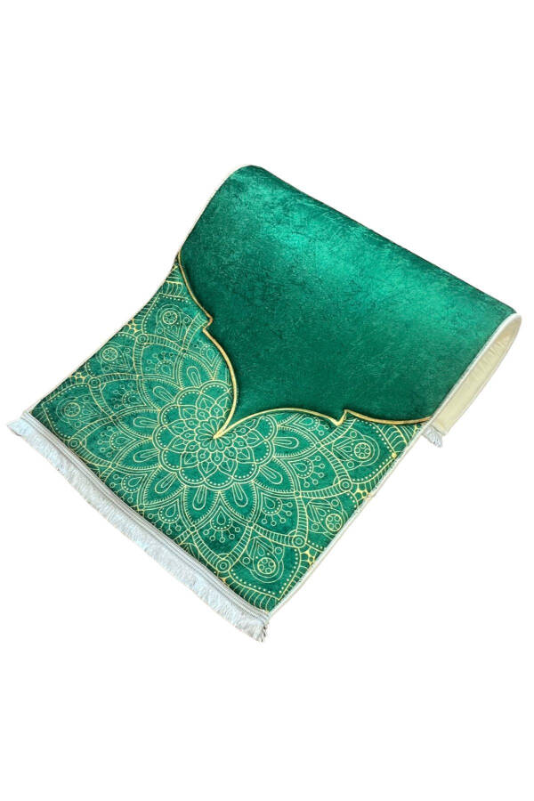 Thick Sponge Soft Washable Prayer Mat Dowry Gift Foldable (70X120CM) - 11