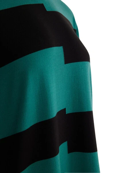 Thick-striped knitted tunic - AKER (1)