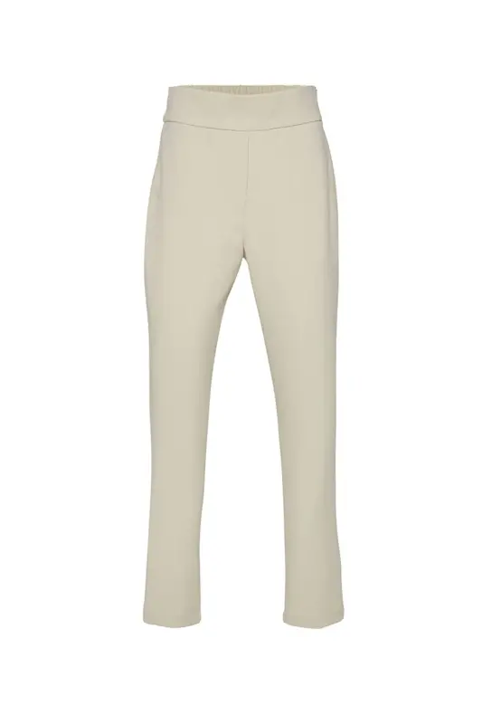 Thick-Waisted Elastic Pants - AKER