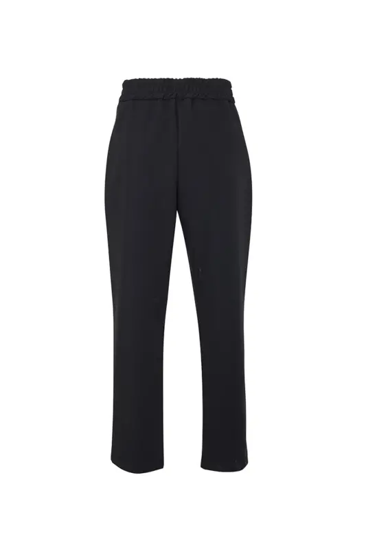 Thick-Waisted Elastic Pants - 3