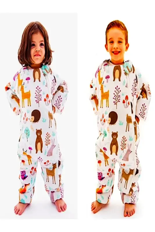 Thick Winter Sleeping Bag 2.5 Tog Girls & Boys Baby Cute Animals Sleeping Bag - 7