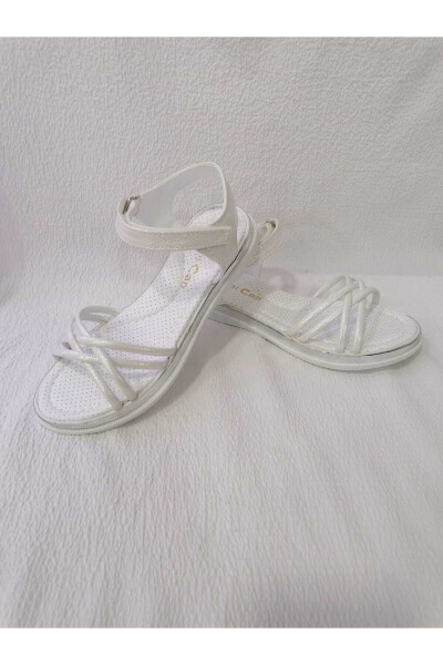 Thin Strap Padded Sole Girls Sandals - 4