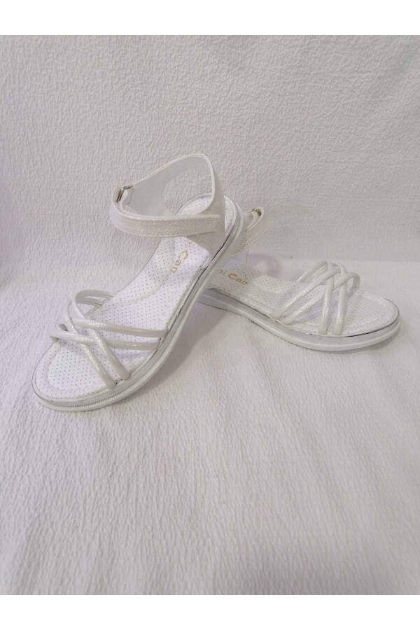 Thin Strap Padded Sole Girls Sandals - 4