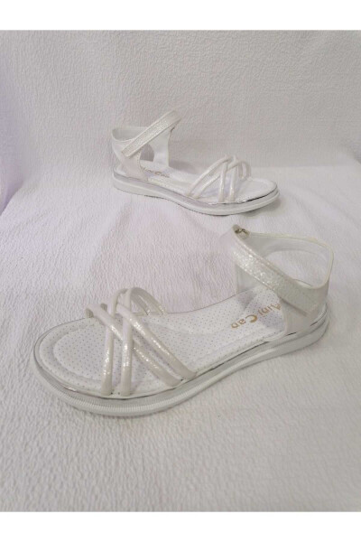 Thin Strap Padded Sole Girls Sandals - 5