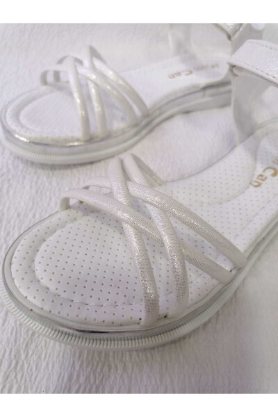 Thin Strap Padded Sole Girls Sandals - 7