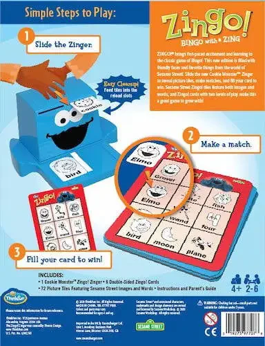 ThinkFun Sesame Street Zingo! Game - 5