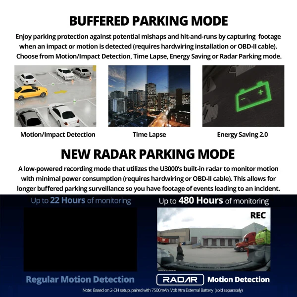 THINKWARE U3000 Ultra 4K Dash Cam Front STARVIS 2 Sensor Super Night Vision Dashcam for Car Camera 5GHZ WiFi GPS Radar Buffered Parking Mode CPL Filter Red Light Speed Camera Alerts Optional Rear Cam - 6