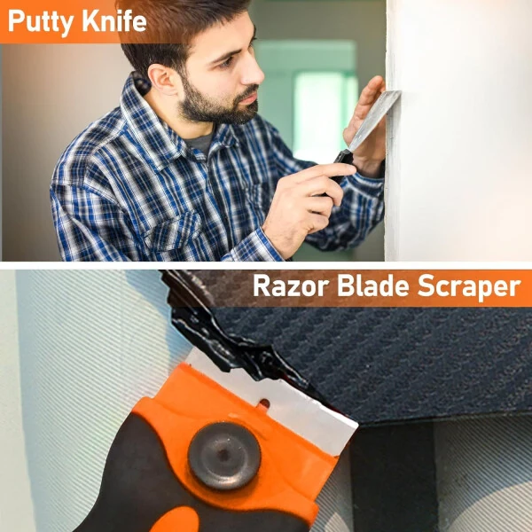 THINKWORK Orange Tool Set - 207 Piece Portable Home Repairing Tool Kit - 8