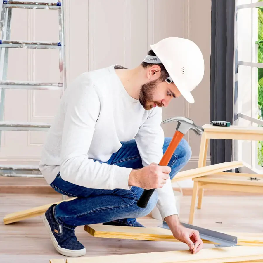 THINKWORK Orange Tool Set - 207 Piece Portable Home Repairing Tool Kit - 9