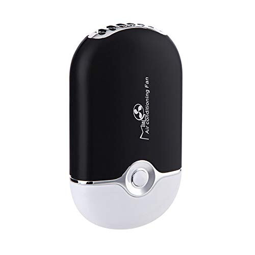 ThreeH Ko'chma Mini Shaxsiy Fan Qo'l bilan ishlatiladigan USB Qayta Zaryadlanadigan Pichoqsiz Havo Sovutgich Jim Elektrik Quvvatlanadigan Ichki Li-ion Batareya Quvvatlanadigan Stol Sovitgich Fan H-F015Qora - ThreeH (1)