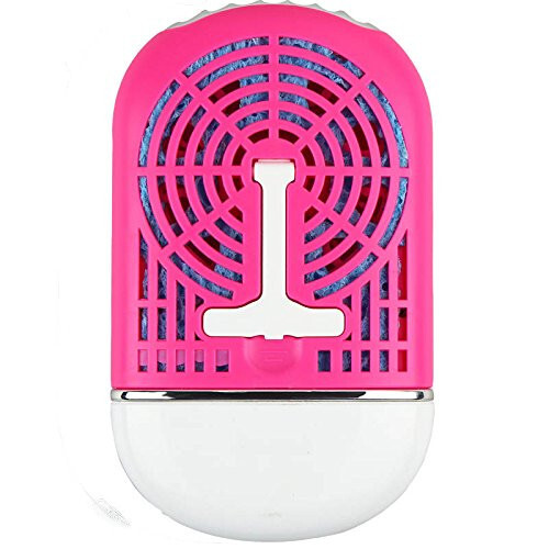 ThreeH Ko'chma Mini Shaxsiy Ventilyator Qo'l USB Qayta Zaryadlanadigan Pichoqsiz Konditsioner Jim Elektr Ichki Li-ion Batareya Quvvatlanadigan Stol Sovutish Ventilyatori H-F015 Pushti - ThreeH (1)