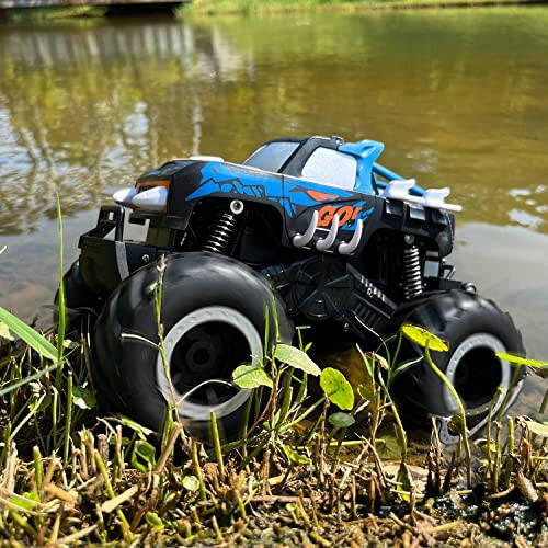 Threeking 1:16 Pick-up Toys RC Car Truck Toys Remote Control Cars Body Waterproofing Suitable for All Terrain 4WD Off-Road Car Gifts Presents for Boys/Girls Ages 6+ - 6