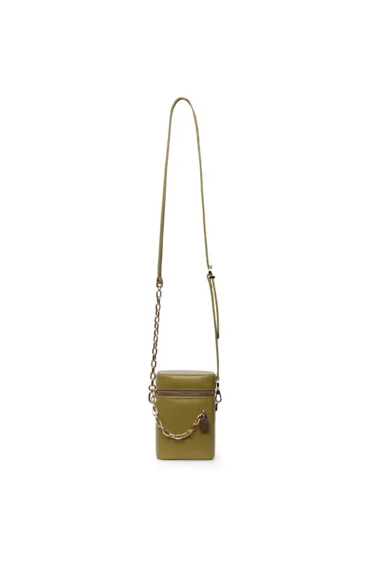 Thuban Oil Green Women's Shoulder Bag - 8