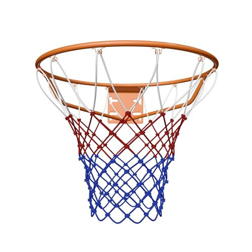 THUNDERBAY 18 inch Standard Simple Basketball Rim for Replacement or Garage Mount with All Weather Net - 2