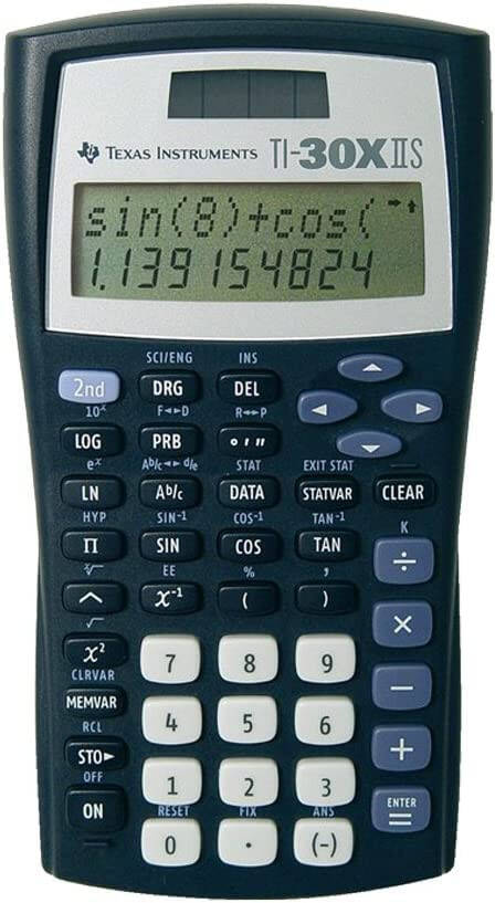 TI 30 XIIS Technical Scientific Calculator + WYNGS Protective Case Black - 2