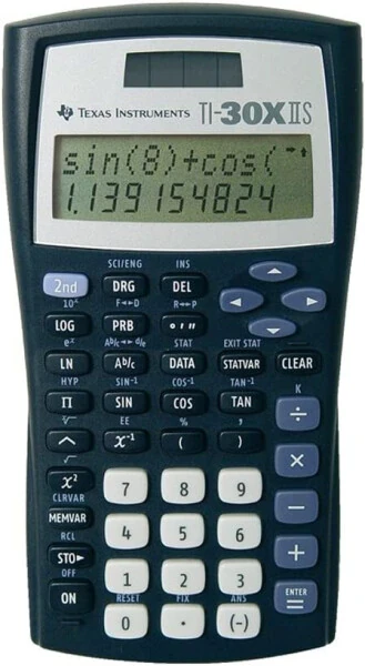 TI 30 XIIS Technical Scientific Calculator + WYNGS Protective Case Black - Texas Instruments (1)