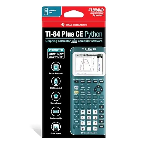 TI-84 Plus CE Graphing Calculator, Trinomial Teal - 5