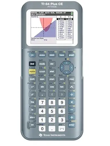 TI-84 Plus CE Graphing Calculator, Fractal Frost - 2
