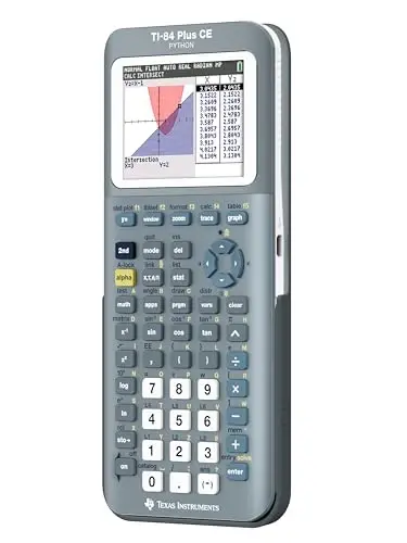 TI-84 Plus CE Graphing Calculator, Fractal Frost - 4