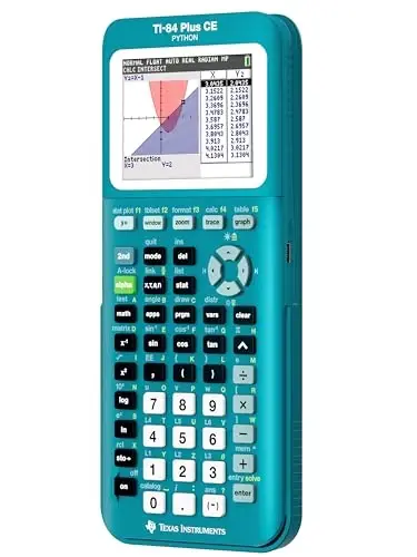 TI-84 Plus CE Graphing Calculator, Trinomial Teal - 4