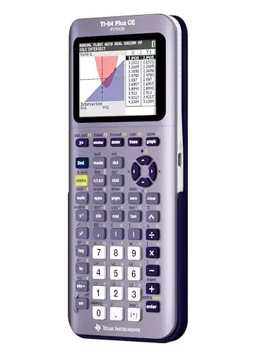 TI-84 Plus CE Python Enhanced Graphing plus Software, Iris/Purple - 4