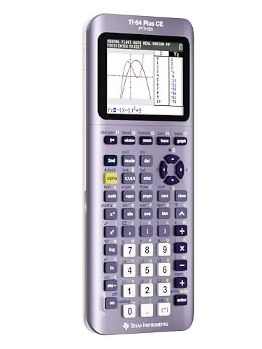 TI-84 Plus CE Python Enhanced Graphing plus Software, Iris/Purple - 3