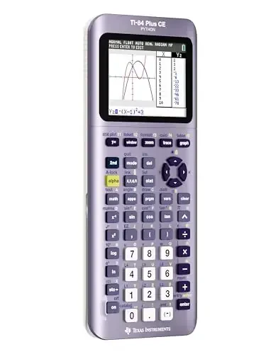 TI-84 Plus CE Python Enhanced Graphing plus Software, Iris/Purple - 3