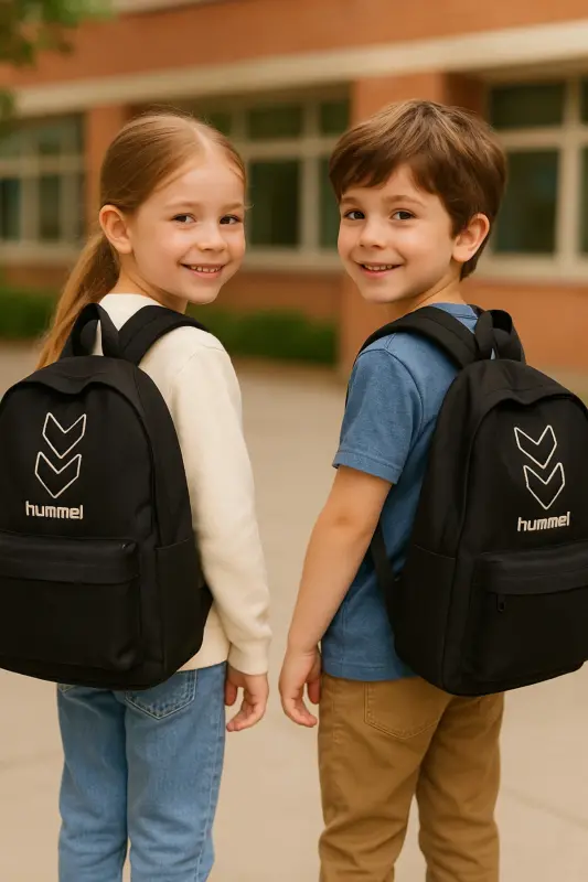 Tiago 980368-2001 Siyah Sırt Çantası - Geniş İç Hacimli Çok Amaçlı Sırt Çantası-KypTiagoSiyah - HUMMEL