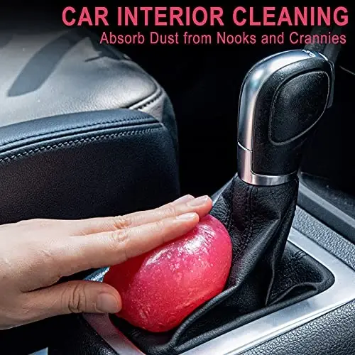 TICARVE 2Pack Cleaning Gel Car Putty Slime for Detailing Putty Detail Tools Car Interior Cleaner Automotive Cleaning Kits Keyboard Cleaner Blue Rose (320g/11.2oz) - 2