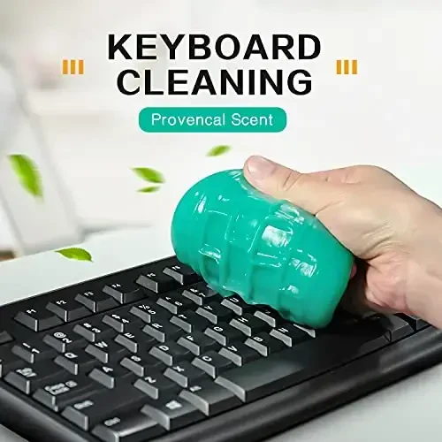 TICARVE 2Pack Cleaning Gel for Car Putty Car Slime Cleaning Car Detail Putty Tools Car Interior Cleaner Automotive Car Cleaning Kits Keyboard Cleaner Blue Green (320g/11.2oz) - 3