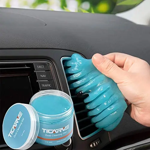 TICARVE Car Cleaning Gel Car Detail Tools Car Accessories Detailing Putty | Car Interior Cleaner Automotive Detailing Kit Keyboard Cleaner Office Laptop Slime Cleaner Dust Remover Gift For Men Women - 1