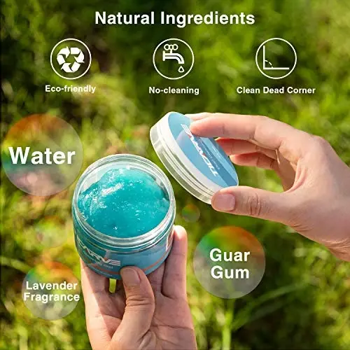 TICARVE Car Cleaning Gel Car Detail Tools Car Accessories Detailing Putty | Car Interior Cleaner Automotive Detailing Kit Keyboard Cleaner Office Laptop Slime Cleaner Dust Remover Gift For Men Women - 6
