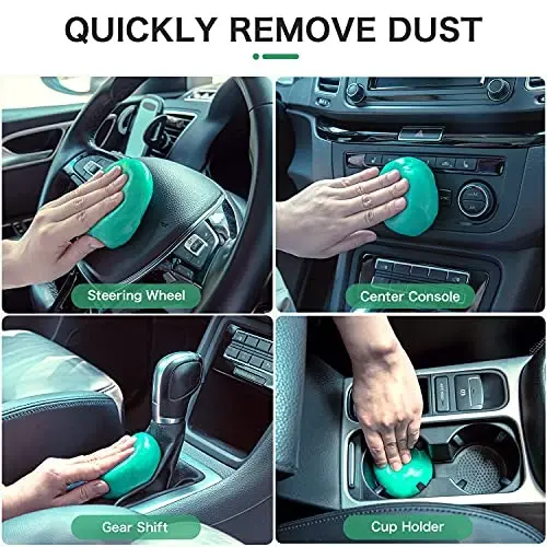TICARVE Cleaning Gel for Car Detailing Kit Car Accessories Auto Detail Gel | Automotive Dust Air Vent Interior Detail Putty Cleaner For Laptop Car Slime Cleaner Dust Remover Gift For Men Women 5.6oz - 3