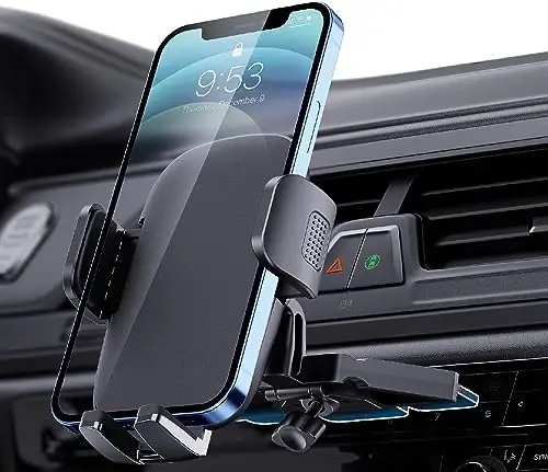 TICILFO Phone Mount for Car Phone Holder Mount Upgraded Metal CD Slot Phone Holder Car Cell Phone Holder Thick Cases Friendly iPhone Holder for Car Mount for CD Player Fit for All iPhone Smartphone - 1