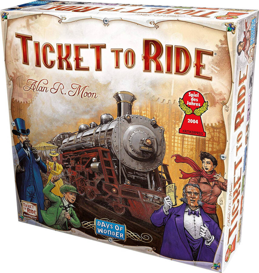 Ticket to Ride Strategy Board Game for Ages 8 and up, from Asmodee - 1