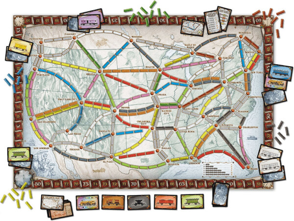 Ticket to Ride Strategy Board Game for Ages 8 and up, from Asmodee - DAYS OF WONDER (1)