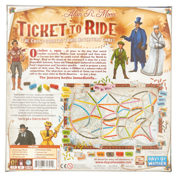 Ticket to Ride Strategy Board Game for Ages 8 and up, from Asmodee - 5