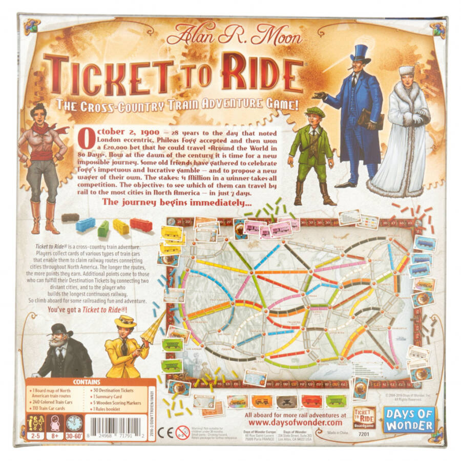 Ticket to Ride Strategy Board Game for Ages 8 and up, from Asmodee - 5