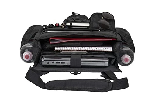 Tidify органайзер для переднего сиденья автомобиля [ОБНОВЛЕНО в 2023 году] с выделенным местом для планшета и ноутбука, стабилизирующими боковыми ремнями, мягким регулируемым плечевым ремнем и застежками-пряжками. Ваш офис вдали от офиса - 2