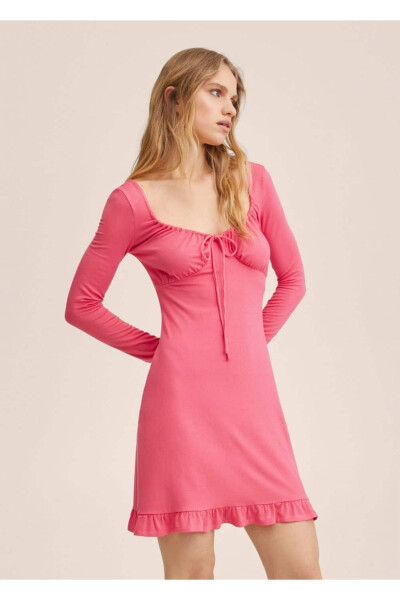 Tie Waist Dress - MANGO