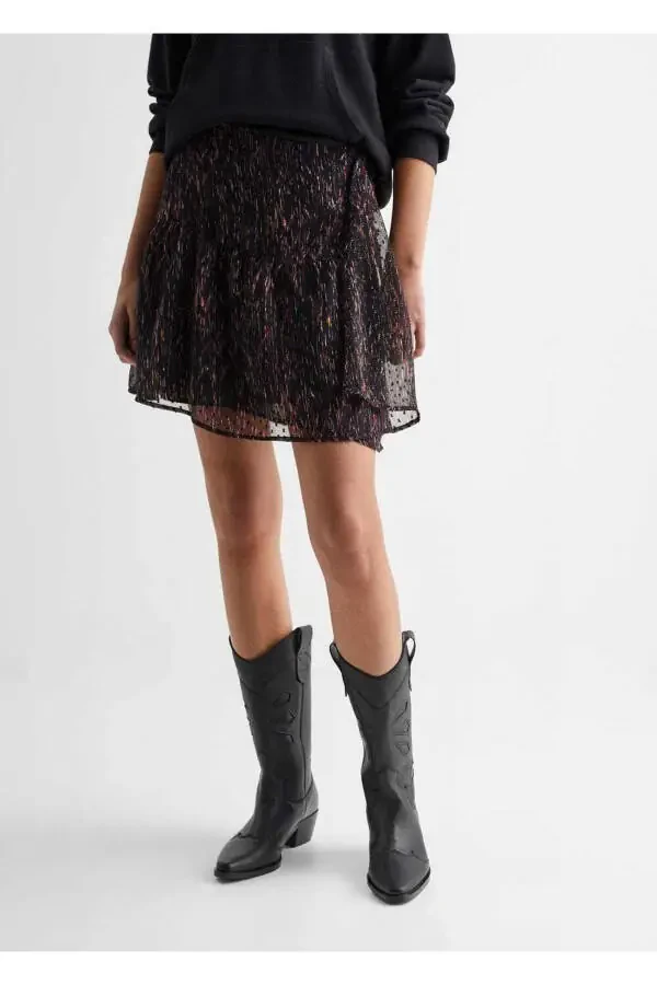 Tiered Ruffled Skirt - 6