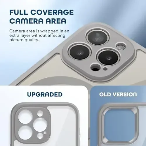 TIESZEN for iPhone 15 Case, Compatible with MagSafe, Built-in Privacy Screen Protector and Camera Protection, Anti Spy Full Body Dustproof Shockproof Hard Phone Case 6.1