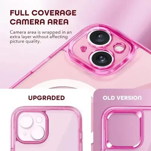 TIESZEN for iPhone 15 Plus Case, Compatible with MagSafe, Built-in Privacy Screen Protector and Camera Protection, Anti Spy Full Body Dustproof Shockproof Hard Phone Case 6.7