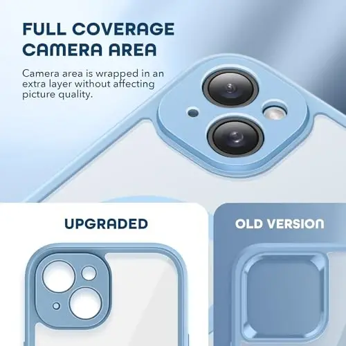 TIESZEN for iPhone 15 Plus Case, Compatible with MagSafe, Built-in Privacy Screen Protector and Camera Protection, Anti Spy Full Body Dustproof Shockproof Hard Phone Case 6.7