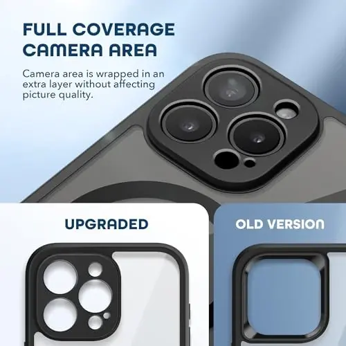 TIESZEN for iPhone 15 Pro Case, Compatible with MagSafe, Built-in Privacy Screen Protector and Camera Protection, Anti Spy Full Body Dustproof Shockproof Hard Phone Case 6.1