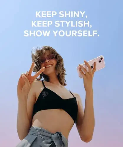 TIESZEN iPhone 15 Case, Glitter, with 2X Screen Protector + 2X Camera Lens Protector, [Non-Yellowing] Clear Sparkle Slim Shockproof Phone Cover for Women 6.1 Inch - 4