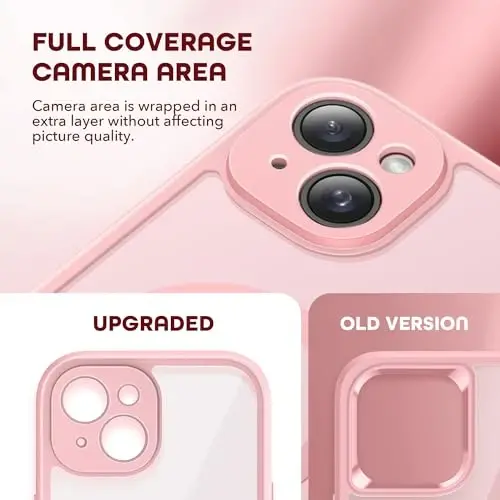 TIESZEN iPhone 15 Plus G‘ilofi, MagSafe bilan mos keladi, o‘rnatilgan maxfiylik ekran himoyasi va kamera himoyasi, josuslikka qarshi to‘liq korpus chang o‘tkazmaydigan zarbaga chidamli qattiq telefon g‘ilofi 6.7