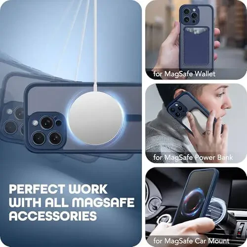 TIESZEN iPhone 15 Pro Max uchun magnitli qobiq - 6