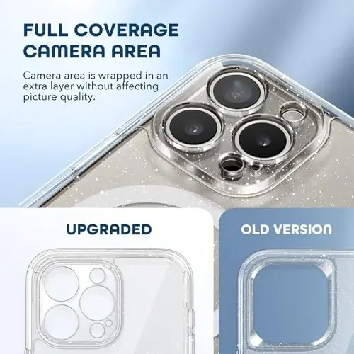 TIESZEN iPhone 15 Pro uchun gʻilof, MagSafe bilan mos, oʻrnatilgan shaxsiy ekran himoyachisi va kamera himoyasi, Anti Spy toʻliq korpusli chang oʻtkazmaydigan zarbaga chidamli qattiq telefon gʻilofi 6.1